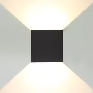 Wandlamp “Eclipse” – Up & Down LED Buitenlamp – Zwart Modern Design Tuinlichten.nl