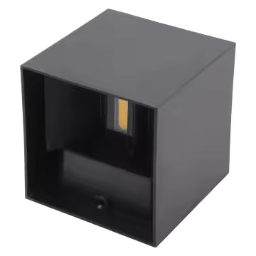 buitenlamp zwart vierkant