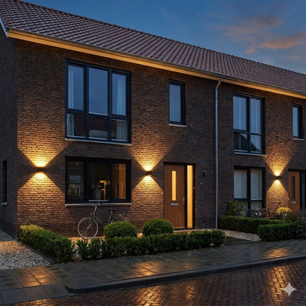 moderne buitenlamp gevel verlichting