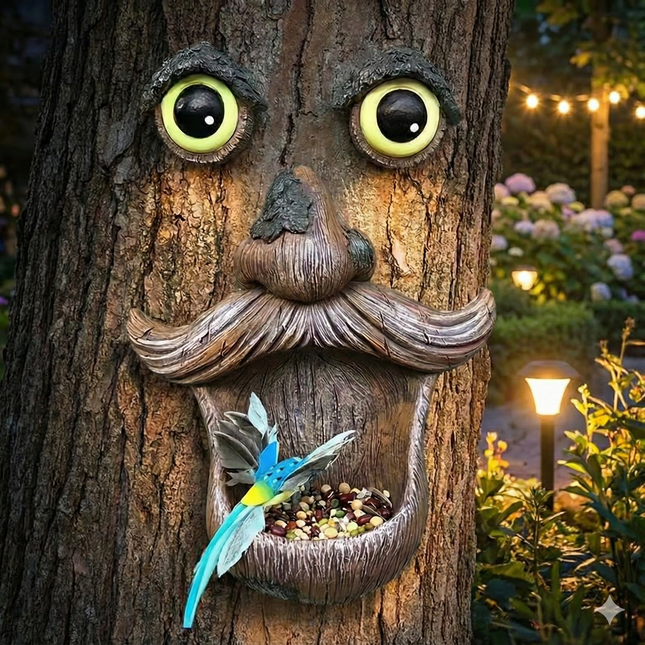 boomgezicht opa eik tuinornament