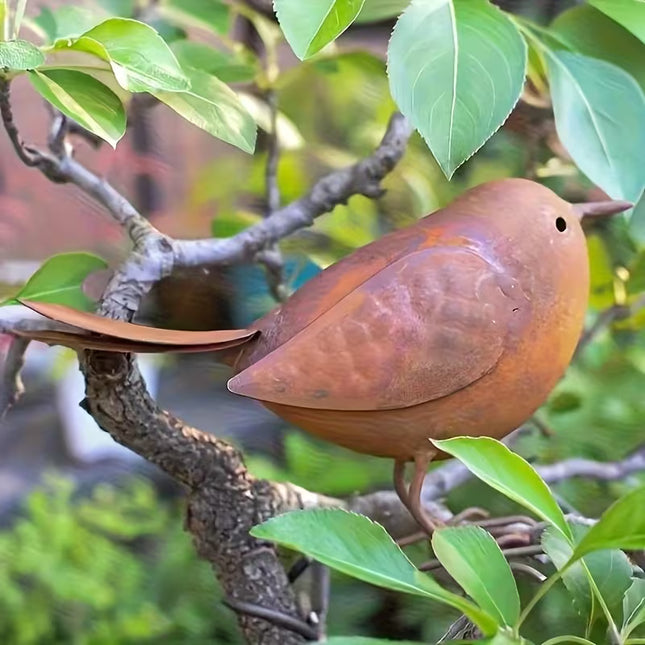 Rustieke Metalen Tuinvogels – Set van 2 Tuinlichten.nl